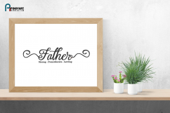 Father svg, Father&#039;s Day svg, Dad svg, Daddy svg, svg file Product Image 2