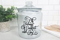 Oh Tidings of Comfort and Joy - Christmas SVG Cut File - DXF Product Image 9