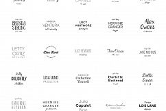 100 Typo Logos + 100 Logo Frames Product Image 6