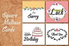 Square Multiuse Wishing Cards Product Image 1
