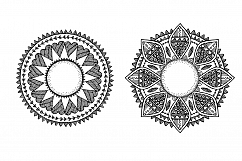 Hand drawn Love Mandalas Product Image 7