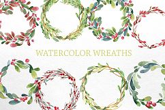 Watercolor branches and berries Product Image 7