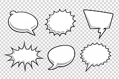 Comic Speech Bubbles Product Image 9