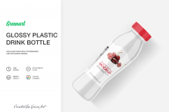 Glossy Plastic Bottle Mockup Product Image 6