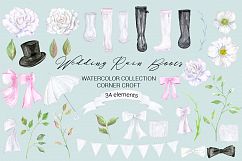 Watercolor Wedding Rain Boots  Product Image 2