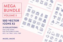 Line Icons - Mega Bundle Vol 1-4 (25% off) Product Image 4