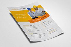Civil Engineer &amp; Construction Business Flyer Product Image 3
