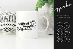 Inspirational Quotes SVG Cut File Bundle - Design Collection Product Image 7