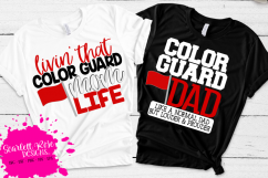 Color Guard Mom SVG - Color Guard Dad SVG Bundle Product Image 1
