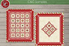 24 Plus Christmas Quilt Patterns Digital Paper Pack Product Image 8