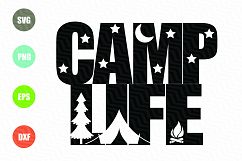 Camp Life SVG File Product Image 1