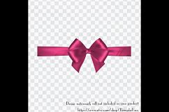 56 Pink Bows and Ribbons Clip Arts PNG Transparent Product Image 8