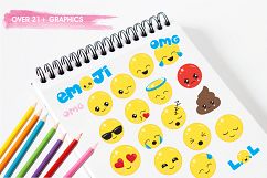 Cute emoji graphics and illustrations Product Image 3