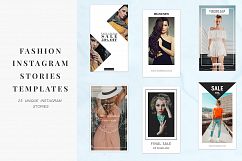 25 Fashion Instagram Stories Templates Product Image 1