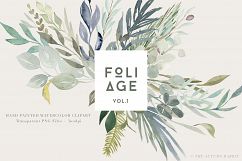 Foliage - Watercolor Leaves &amp; Greenery Product Image 1