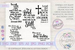 Scripture Bundle of 5 SVG DXF Cut Files LL073 Product Image 1