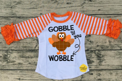 GOBBLE TIL YOU WOBBLE SVG DXF PNG| Thanksgiving Product Image 2