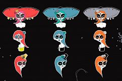 HALLOWEEN AND SANTA MUERTE GRAPHICS Product Image 8