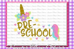 Unicorn Svg, Preschool SVG Preschool cut file Product Image 1