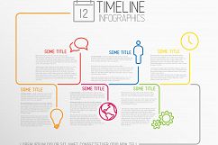Infographic Timeline Templates Bundle Product Image 6