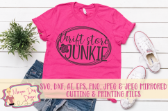 Thrift Store Junkie SVG, DXF, AI, EPS, PNG, JPEG Product Image 1