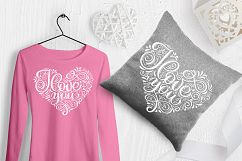 I Love You Vector Valentine Quote SVG Product Image 3