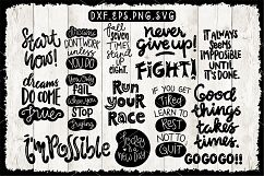 Motivational Quotes DXF,EPS,PNG,SVG Product Image 1