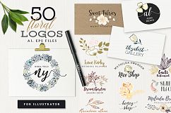 50 Floral Logos Product Image 1