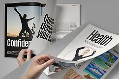 Health Magazine Template Product Image 2