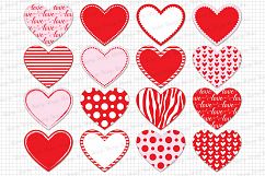 Heart / Love / Heart Clipart / Valentine Heart Clip Art / Valentine&#039;s Day / Heart Graphic and Illustrations Product Image 1