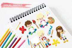 Little Artists graphics and illustrations Product Image 3