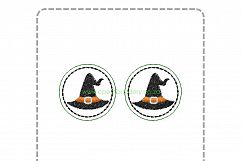 Witch Hat ITH Halloween Feltie Embroidery Design Product Image 4