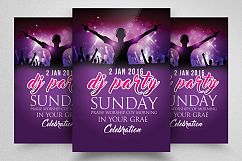 DJ Music Party Night Flyer Product Image 1