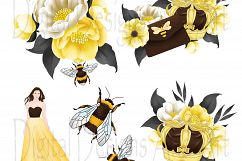 Queen bee clipart Product Image 6