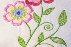 Vintage Flowers Machine Embroidery Design Set Product Image 3