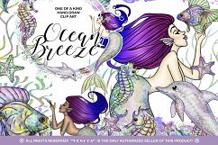 Ocean Mermaids ClipArt Collection | Under The Sea Product Image 1