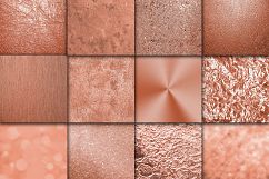 Rose Gold Digital Paper Textures Product Image 3