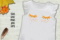 eyelashes svg, kid eyelashes svg, halloween kids svg Product Image 3