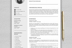 Creative Resume Template, CV Template, Resume Template for Word with Cover Letter Product Image 2