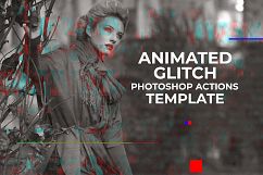 Gif Glitch Animated Photoshop Action Product Image 1