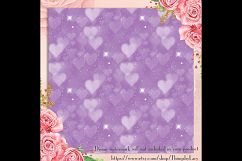 100 Seamless Valentine Heart Bokeh Texture Digital Papers Product Image 3