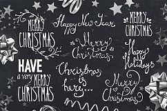 Hand Lettering Christmas Overlays Product Image 1