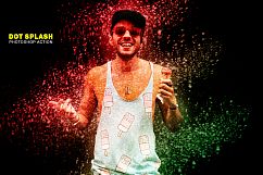 Dot Splash Photoshop Action Product Image 1