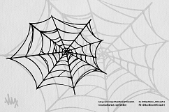 Spooky Spiders Hand-drawn Halloween Art Pack - Vector &amp; PSD Product Image 8