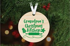 Christmas SVG Cut File - Grandma&#039;s Kitchen SVG DXF PNG EPS Product Image 6