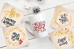 Merry Christmas Hand Draw Lettering Objects Product Image 2