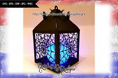 Halloween lantern cut file, halloween lantern svg Product Image 1