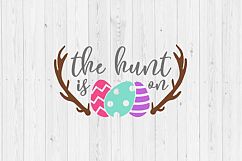 Hunting season svg, antler svg, cut file, Easter SVG, Easter egg svg, instant download, digital download, commercial use, commercial license Product Image 1