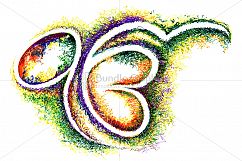 Mool Mantar Ek Onkar - Ink Graphic Product Image 1