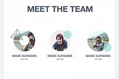 Mint Polygons PowerPoint Template Product Image 4